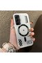 Samsung Galaxy A35 Compatible Silicone Edge Hard Back Anti-Fall Phone Case Creative Patterned