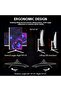 TMA27FHD360IPS 27" FHD Gaming Monitor, 360Hz Fast IPS Panel, 0.5ms Response, HDR400 Ready, FreeSync, HDMI 2.1 & DP 1.4, Adjustable Stand, PS5 Compatible - 5