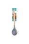 Silicone Slotted Spoon with Wooden Handle - 2