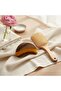 Lymphatic Drainage Brush and Bamboo Wood Hairbrush Set Natural Massage Comb - 4