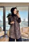 Leopard Patterned Zipper Cap