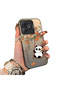 Realme Note 60 Compatible Silicone Edge Hard Back Anti-Fall Phone Case Panda Pattern - 3