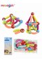 64 Piece Magnetic Ball and Rods Set, Magnetic Building Toys, Colorful DIY Building Blocks Sticks, Ki - 2