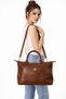 Women's Shoulder and Arm Bag Faux Leather Large Internal Volume Daily Casual Bag - 2