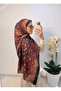 Bambi Ceylan Patterned Cotton Soft Women's Shawl Trend Fashion - 3
