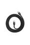 - (3 Pack) Data Cable Cafule (E0418501) - Fast Charging, USB-C To USB-C, 60W, 2m - Black - 4