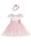 Girl baby 36103pr collared skirt with guipure evening dress - 2