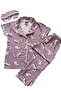 Girls' Cute Cat Patterned Summer Soft Fabric Children's Pajama Set - 2