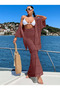 Cotton Kimono Set for Women – Oversized Knitwear Beach Vacation Combination - 4
