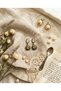 Bronze Earrings Authentic Color Changing Zultanite Stone Round Spiral Round Model Vintage Women's Earrings - 5