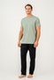 Men's 100% Cotton Short Sleeve Pajama Set - 5