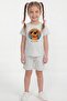 Girl's Printed Double Set B19 - 2