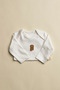 Embroidered Long Sleeve Snap Fastener Baby Bodysuit - 2