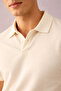 Men's 100% Cotton Short Sleeve Regular Fit Polo Collar T-Shirt - 5