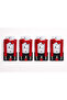 Red Children's Suspender Bow Tie 4-Pack 6.12 Years Old 4 Pieces