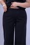Women's Plus Size Double Breasted Suit with Buckle Detail Black - 5