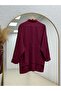 Saye Cape-Covered Waist Tunnel Shirt-Bn4659 Burgundy - 7