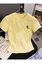 Belted Boy Retro Streetwear Horse Club Crop Blouse