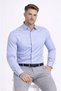 Men's Cotton Satin Slim Fit Long Sleeve Classic Office and Formal Wear Shirt - 2