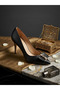 Genuine Leather Evening Dress Women's Shoes - 3