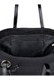 Black Shk319 Shopper Bag with Bow Charm, Zipper Closure, and Lining - 5