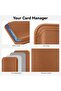 iPhone 16 / 16 Plus / 16 Pro / 16 Pro Max Compatible Magsafe Wallet Card Holder Faux Leather Card Holder - 2
