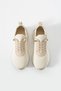 Men's Cream Lightweight Knitwear Sneaker – Casual Comfort Shoes - 3