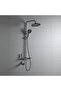 Plus Piano Rain Shower Round Gun Grey