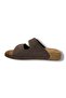 16386-26 Leather Anatomical Double Buckle Men's Slippers - 3