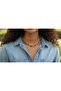 Colorful Bead Necklace 45 cm Adjustable Women's Wooden Necklace - 2