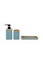 Bath Set 7.2 X 7.2 X 12.5/17.5 Cm Pastel Blue - 8