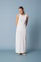 BOAT COLLAR LONG KNITWEAR DRESS