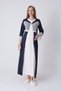 Maternity Nightgown and Dressing Gown Set – Maternity Nightgown Set, Polka Dot Lace Detailed Cotton Viscose - 5