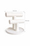 Stylish Mini Jewelry Stand, Bracelet Necklace Ring Watch Organizer, Accessory Stand (White) - 3