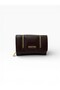 Women's Faux Leather Gold Zipper Detailed Stylish Wallet - 2