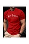Men's Los Print Design Cotton Tshirt