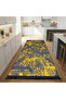 Efes 01 Non-Slip Woven Base Living Room Kitchen Living Room Hallway Carpet - 3