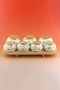 Porcelain Spice Container with Bamboo Stand, Set of 7 - 2