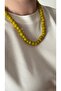 Oil green basement bead necklace glass basement bead necklace - 3