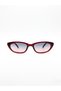Bella Vintage Cat Eye Sunglasses Burgundy Lilac |   Case and Cleaning Cloth Gift Set - 6