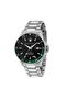 SFIDA 44MM 3H BLACK DIAL BR SS