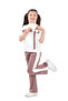 Girl's Garnished and Bow Detailed Top and Bottom Set 7-12 Years 12573 - 2