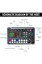 Facmogu Podcast Equipment Bundle, F998 Live Sound Card - 4
