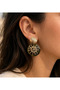 Vintage Sun Motif Earrings – Stylish Design (Tarnish-Resistant, Allergy-Free 316 Steel) - 2