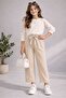 Girl's Striped Waterway Fabric Trousers