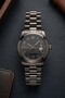 Burry Black Case Special Design Dial Calendar Round Premium Men's Wristwatch - 2