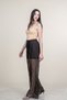 Women's Summer Coffee High Waist Tulle Lace Inside Shorts Wide Leg Pants Casual Daily Office Stylish 30371 - 3