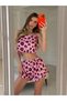 Pink Leopard Patterned Mini Pajama Set
