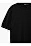 Regular Fit Crew Neck Viscose Blend Short Sleeve Basic Knitwear T-Shirt - 6