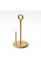 Bamboo Ring Handle Paper Towel Holder – Natural and Stylish Kitchen Towel Stand